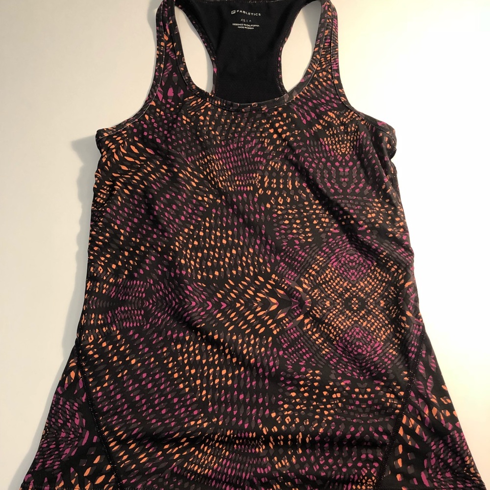 4/$20 sale: Fabletics racerback tank cute print